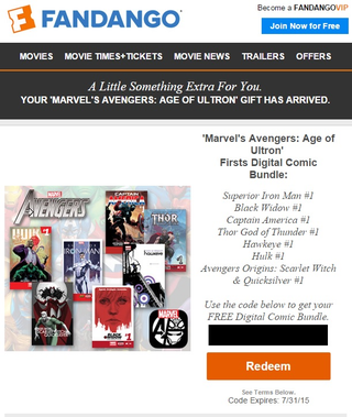 Illustration for article titled Free Digital Comics Bundle When You Buy AoU Tickets From Fandango (US)